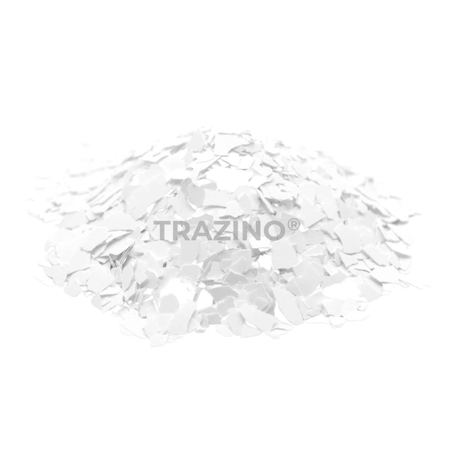 Trazino® Farbchips in Weiß zum Einstreuen für Beschichtungen Trazino® Farbchips in Weiß zum Einstreuen für Beschichtungen